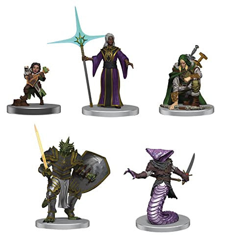 MTG Forgotten Realms Adventuring Party Starter Set Pre Painted Miniatures WZK96110