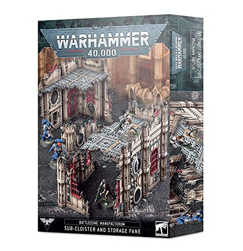 Games Workshop Warhammer 40K Battlezone Manufactorum Sub Cloister & Storage Fane 64-62