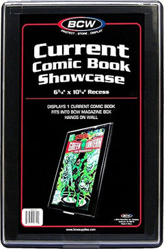 Current Age Comic Book Showcase Display Case NEW 6 3/4" x 10 1/4" recess