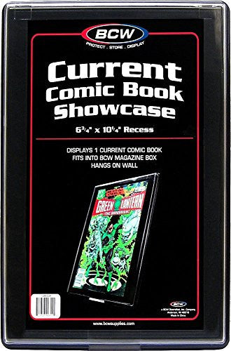 Current Age Comic Book Showcase Display Case NEW 6 3/4" x 10 1/4" recess