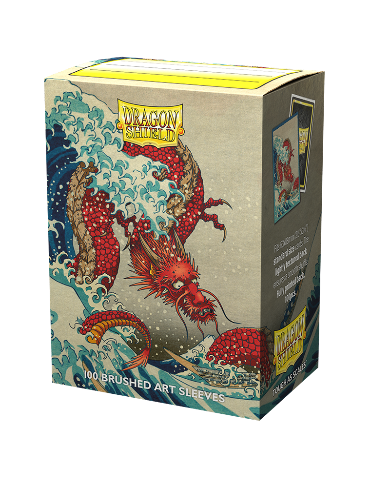 Dragon Shield Sleeves Standard Size Brushed Art The Great Wave 100 Ct AT-12060