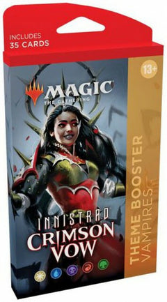 MTG Magic The Gathering Innistrad Crimson Vow 1 Theme Jumbo Booster Vampires Single Pack WOC-C90630000-TB-VAMPIRES
