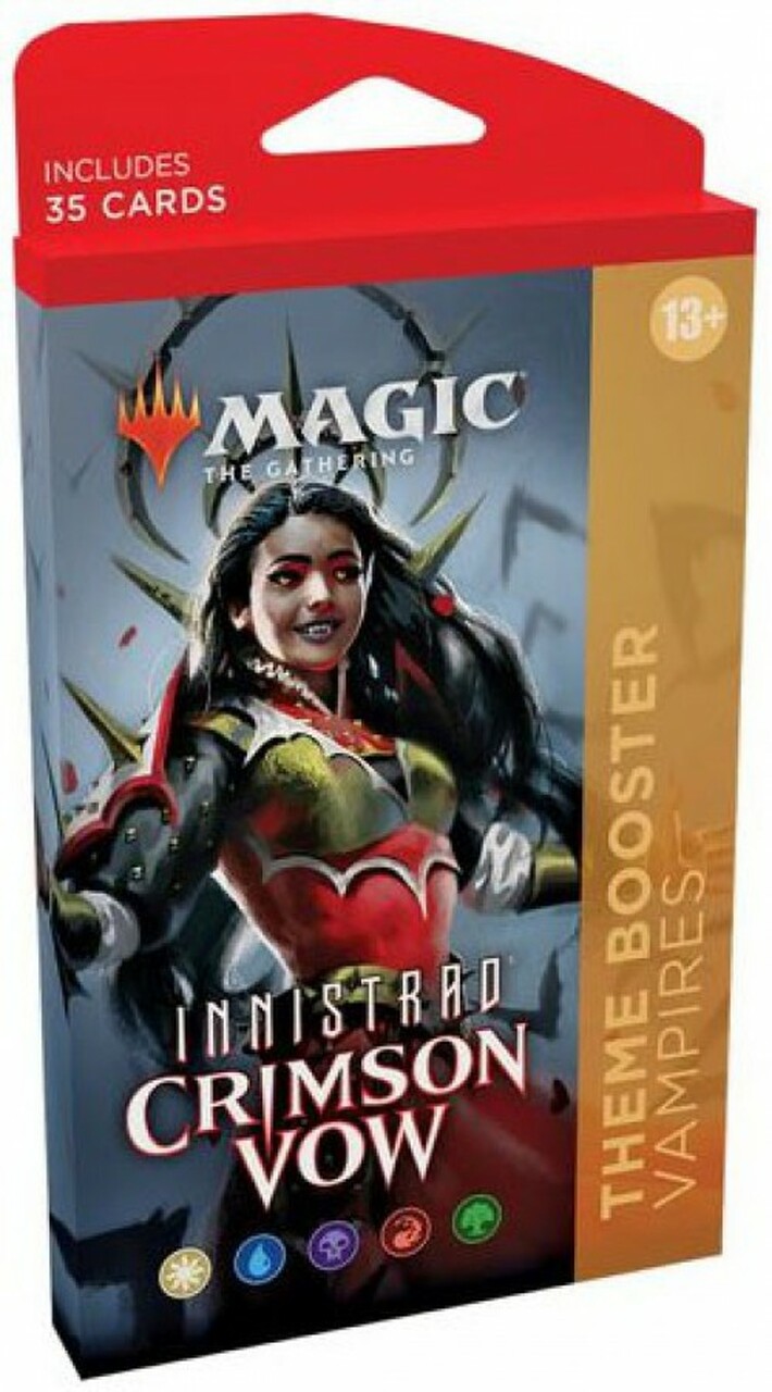 MTG Magic The Gathering Innistrad Crimson Vow 1 Theme Jumbo Booster Vampires Single Pack WOC-C90630000-TB-VAMPIRES