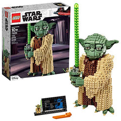 LEGO Star Wars Attack of The Clones Yoda Yoda Building Model and Collectible Minifigure with Lightsaber (1,771 Pieces)