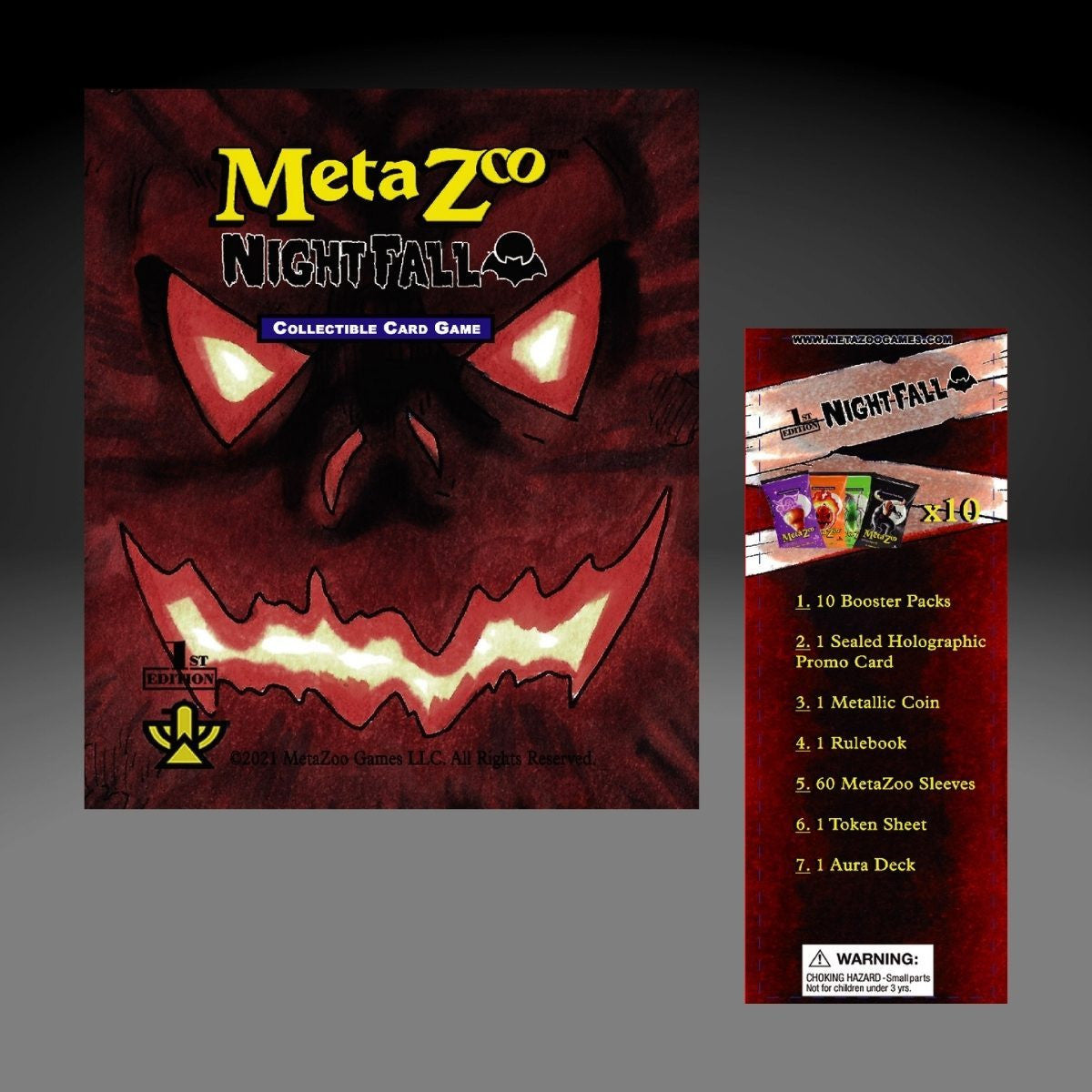 MetaZoo TCG Nightfall Spellbook Card Game MZGNFSB