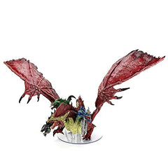 Wizkids Dungeons And Dragons Fantasy Miniatures Icons Of The Realms Gargantuan Tiamat Miniatures D&D Model Comes UnpaintedWZK96105