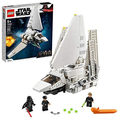 LEGO Star Wars Imperial Shuttle Building Kit Awesome Building Toy for Kids Featuring Luke Skywalker and Darth Vader for Fans Aged 9 and Up New 2021 (660 Pieces)