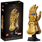 LEGO Marvel Infinity Gauntlet Collectible Building Kit Thanos Right Hand Gauntlet Model with Infinity Stones 590 Pieces