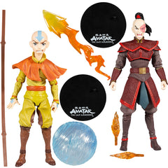 Avatar: The Last Airbender Wave 1 7-Inch Action Figure Case ( Aang & Zuko)