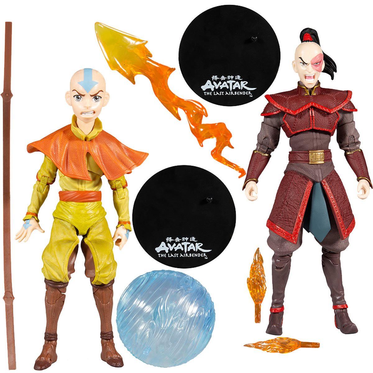 Avatar: The Last Airbender Wave 1 7-Inch Action Figure Case ( Aang & Zuko)