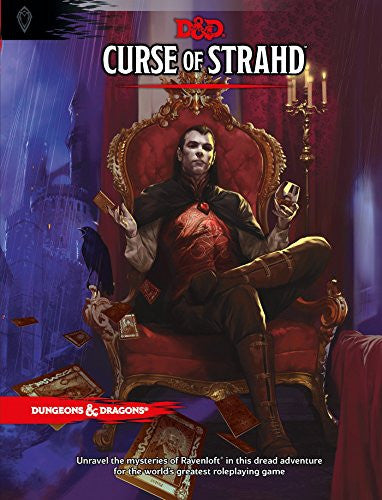 Dungeons and Dragons Wizards of the Coast Curse of Strahd Hardcover Illustrated Core Books D&D WOC-B65170000