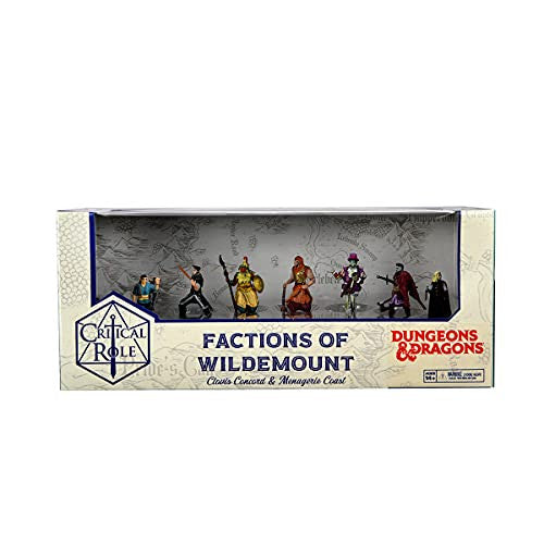 Wizkids Dungeons And Dragons Critical Role Factions Of Wildemount Clovis Concord & Menagerie Coast Box Set Miniatures D&D WZK74255