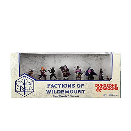 Wizkids Dungeons And Dragons Critical Role Factions Of Wildemount Kryn Dynasty & Xhorhas Box Set Miniatures D&D WZK74254
