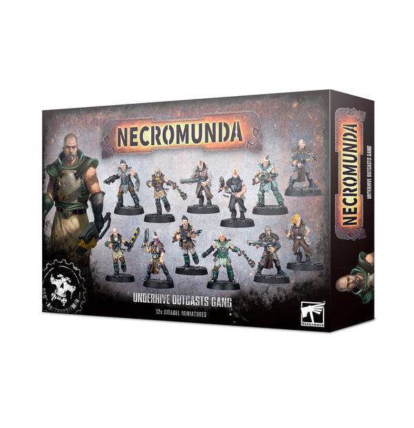 Games Workshop Warhammer 40K Necromunda Underhive Outcasts Gang 300-82