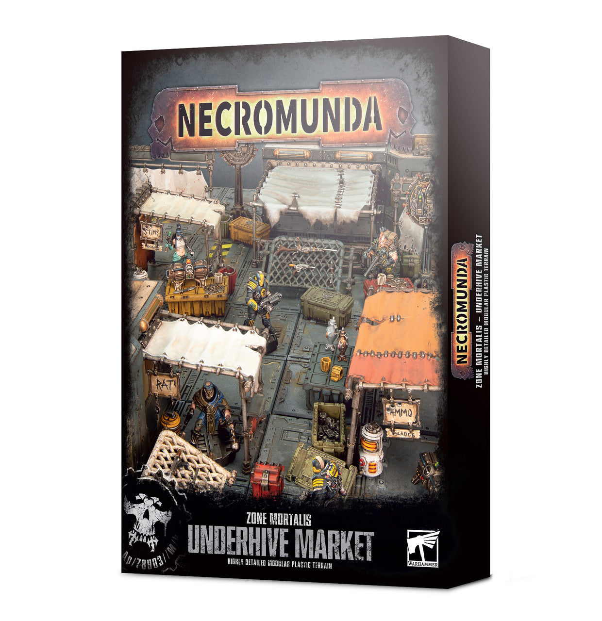 Games Workshop Warhammer 40K Necromunda Underhive Market Zone Mortalis 300-85