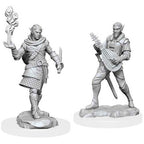 Wizkids Dungeons And Dragons Elf Rogue & Bard Critical Role Unpainted s W1 Pallid Miniature D&D WZK90381