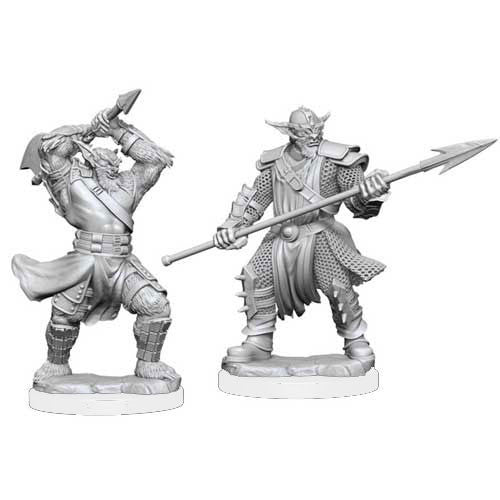 Dungeons & Dragons: Wizkids Bugbear Fighter:Critical Role Unpainted s: W1 Bugbear Fighter: Miniature