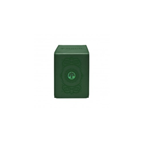 Ultra Pro Alcove Flip Box Magic the Gathering Mana 7 Forest Holds up to 100 standard size cards double-sleeved ULPDBM19259