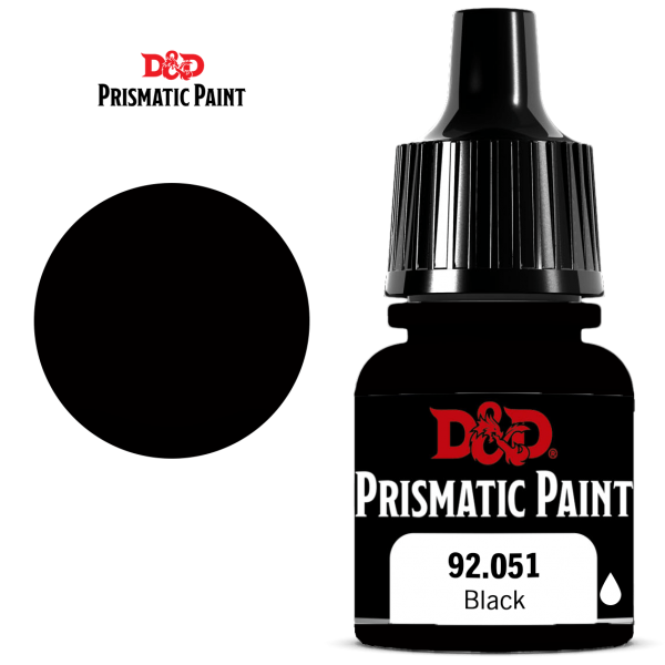 Wizkids Dungeons And Dragons Prismatic Paint Black 92.051 D&D WZK67102