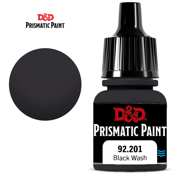 Wizkids Dungeons And Dragons Prismatic Paint Black Wash 92.201 D&D WZK67104