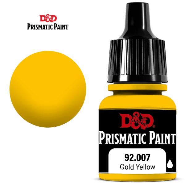 Wizkids Dungeons And Dragons Prismatic Paint Gold Yellow 92.007 D&D WZK67125