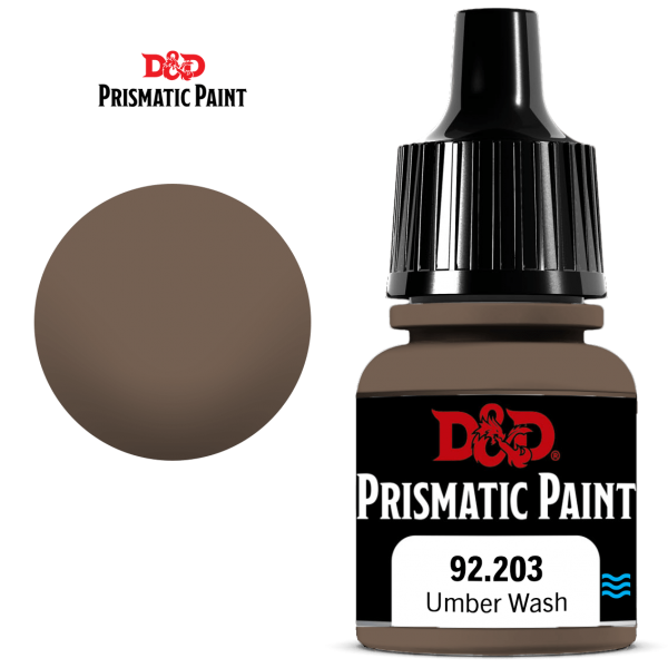 Wizkids Dungeons And Dragons Prismatic Paint Umber Wash 92.203 D&D WZK67153