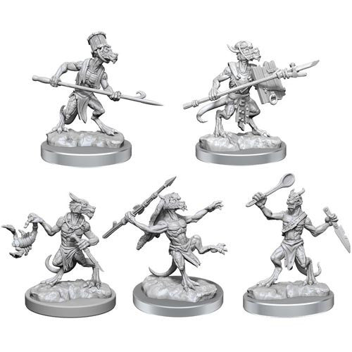 Wizkids Dungeons And Dragons D&D Frameworks Kobolds Miniatures Set Unpainted Unassembled Customizable Miniatures WZK75067