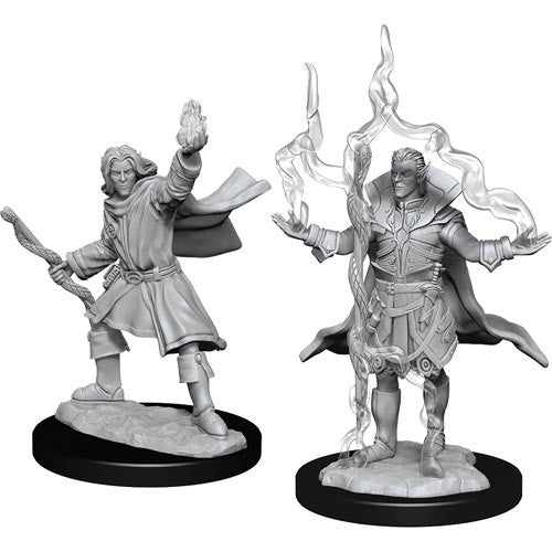 Paizo Dungeons and Dragons Elf SorcererPathfinder Deep Cuts Unpainted s W14 Elf Sorcerer Male Miniature D&D WZK90262