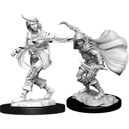 Paizo Dungeons and Dragons Human RoguePathfinder Deep Cuts Unpainted s W14 Human Rogue Female Miniature D&D WZK90269