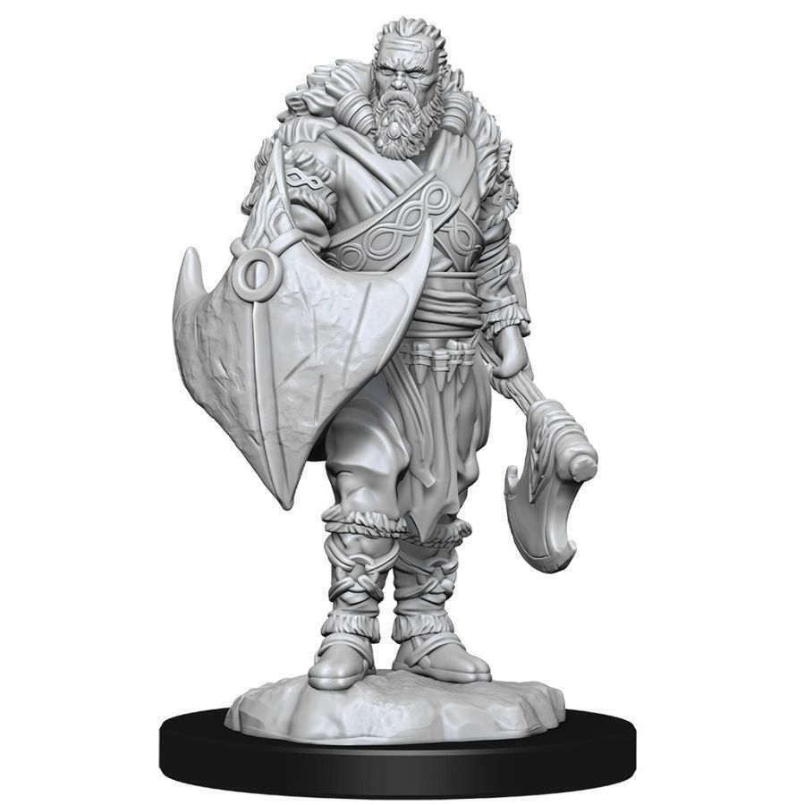 Dungeons and Dragons Wizkids Human BarbarianMagic the Gathering Unpainted s W14 Human Berserkers Miniature D&D WZK90277