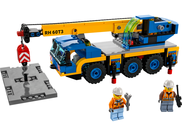 LEGO City Great Vehicles Mobile Crane Building Toy Set for Kids Ages 7+ (340 Pieces)