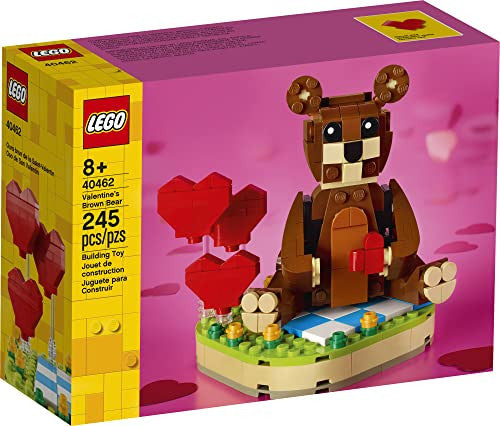 LEGO Valentineâ€™s Brown Bear 40462 Building Kit (239 Pieces)