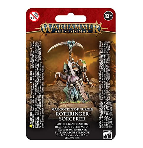 Games Workshop Warhammer Age of Sigmar Maggotkin of Nurgle Rotbringer Sorcerer 83-61