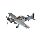 Revell Airplane Kit Mustang 1:48 P - 51D is Skill Level 4 and Contains 49 Parts
