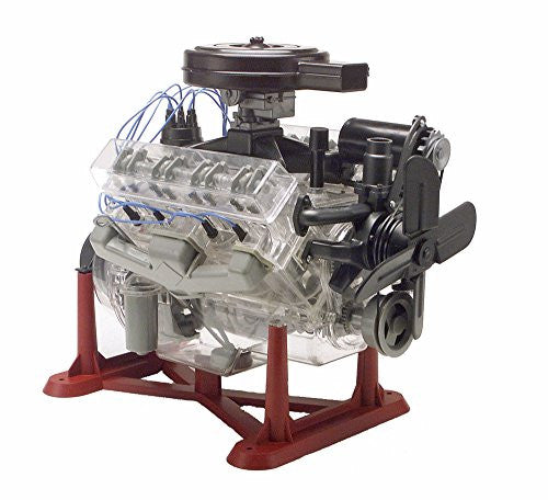 Revell 85-8883 1/4 Visible V-8 Engine Plastic Model Kit 12-Inch Multi-Colored