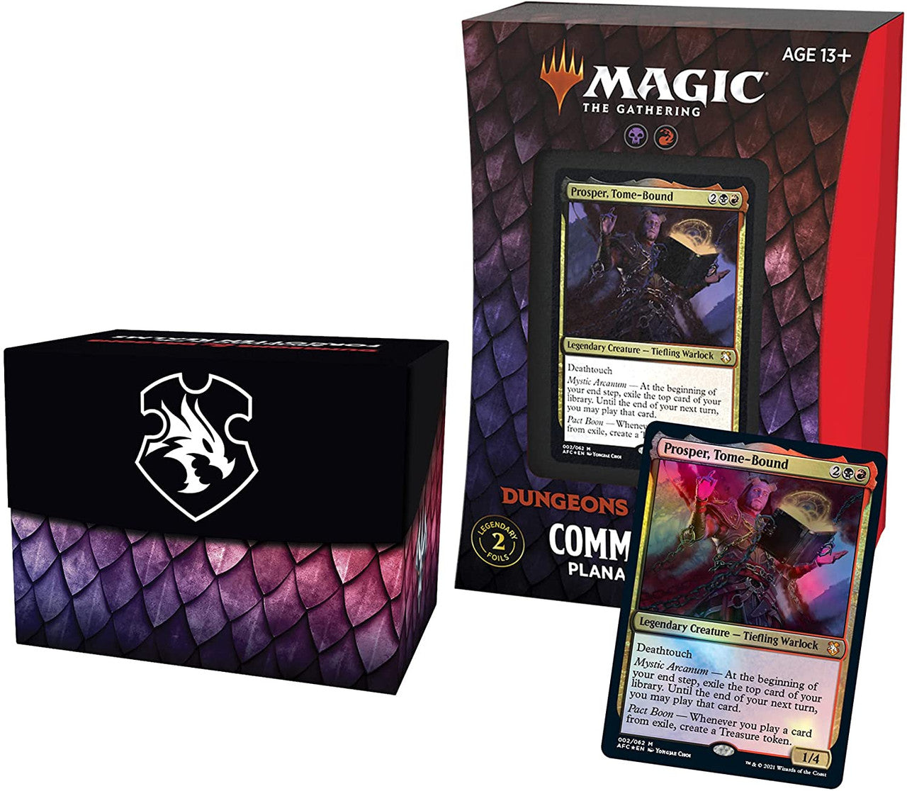 MTG Magic The Gathering Adventures In The Forgotten Realms Commander Deck Aura of Courage Planar Portal Single Pack WOC-C87490000-PlanarPortal