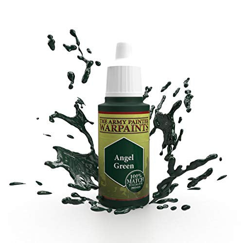 The Army Painter Warpaint Angel Green Non Toxic Acrylic Paints 18ml WP1112