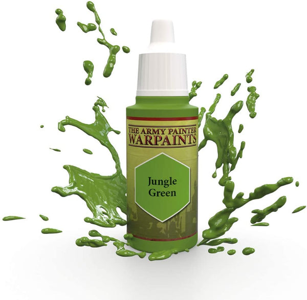 The Army Painter Warpaint Jungle Green Non Toxic Acrylic Paints 18ml WP1433