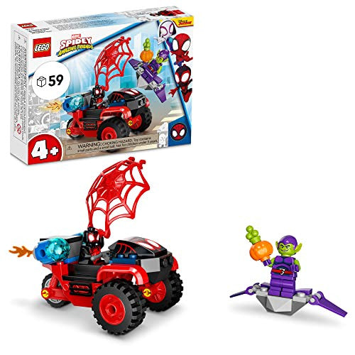 LEGO Marvel Spidey and His Amazing Friends Miles Morales: Spider-Manâ€™s Techno Trike 10781 Building Kit for Aged 4+ (59 Pieces)