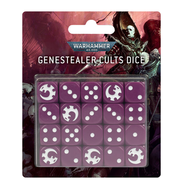 Games Workshop Warhammer 40k Genestealer Cults Dice Set 65-17