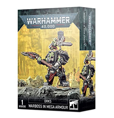 Games Workshop Warhammer 40K Orks WarBoss in Mega Armour 50-56