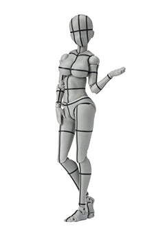 Tamashii Nations - Body Chan -Kentaro Yabuki- Wire Frame (Gray Color Ver.), Bandai Spirts S.H.Figuarts Action Figure