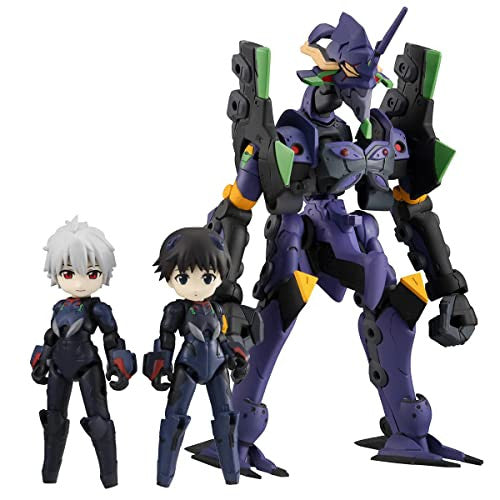 MegaHouse - Evangelion - Shinji Ikari, Kaworu Nagisa & Evangelion 13 (Theatrical Edition), Megahouse Desktop Army Figures