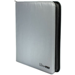 Ultra PRO 12-Pocket Fire Resistant Zippered PRO-Binder Silver Stores up to 480 cards in Deck Protector sleeves ULP15946