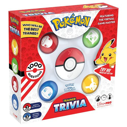 Pokemon Trainer Trivia Toy Featuring The Virtual Game Master 2 Modes Single & Multiplayer