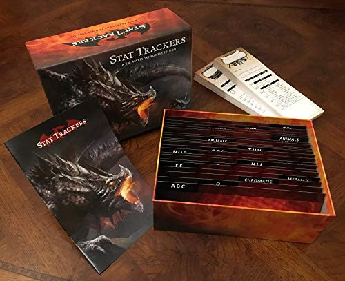 Top Dog Games Complete Stat Trackers Set The Ultimate System for DMs of 5th Edition TDG-Core