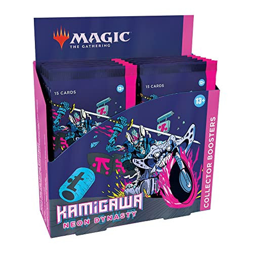 Magic: The Gathering Kamigawa: Neon Dynasty Collector Booster Box | 12 Packs (180 Magic Cards)