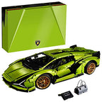LEGO Technic Lamborghini Sian FKP 37 Building Project for Adults , a True Representation of The Original Sports Car