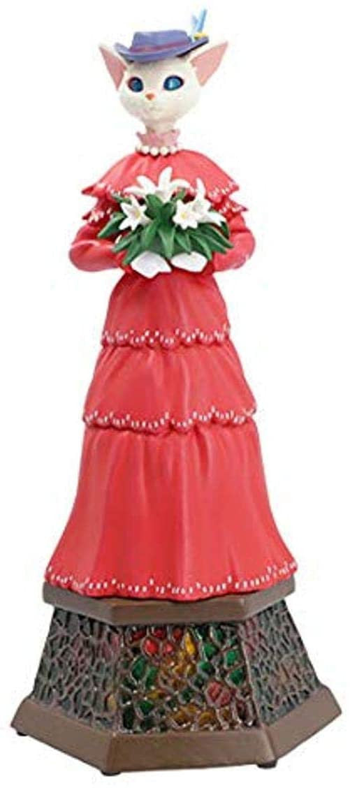 Studio Ghibli via Bluefin Benelic Whisper of The Heart Louise Statue Music Box - Official Studio Ghibli Merchandise , Red