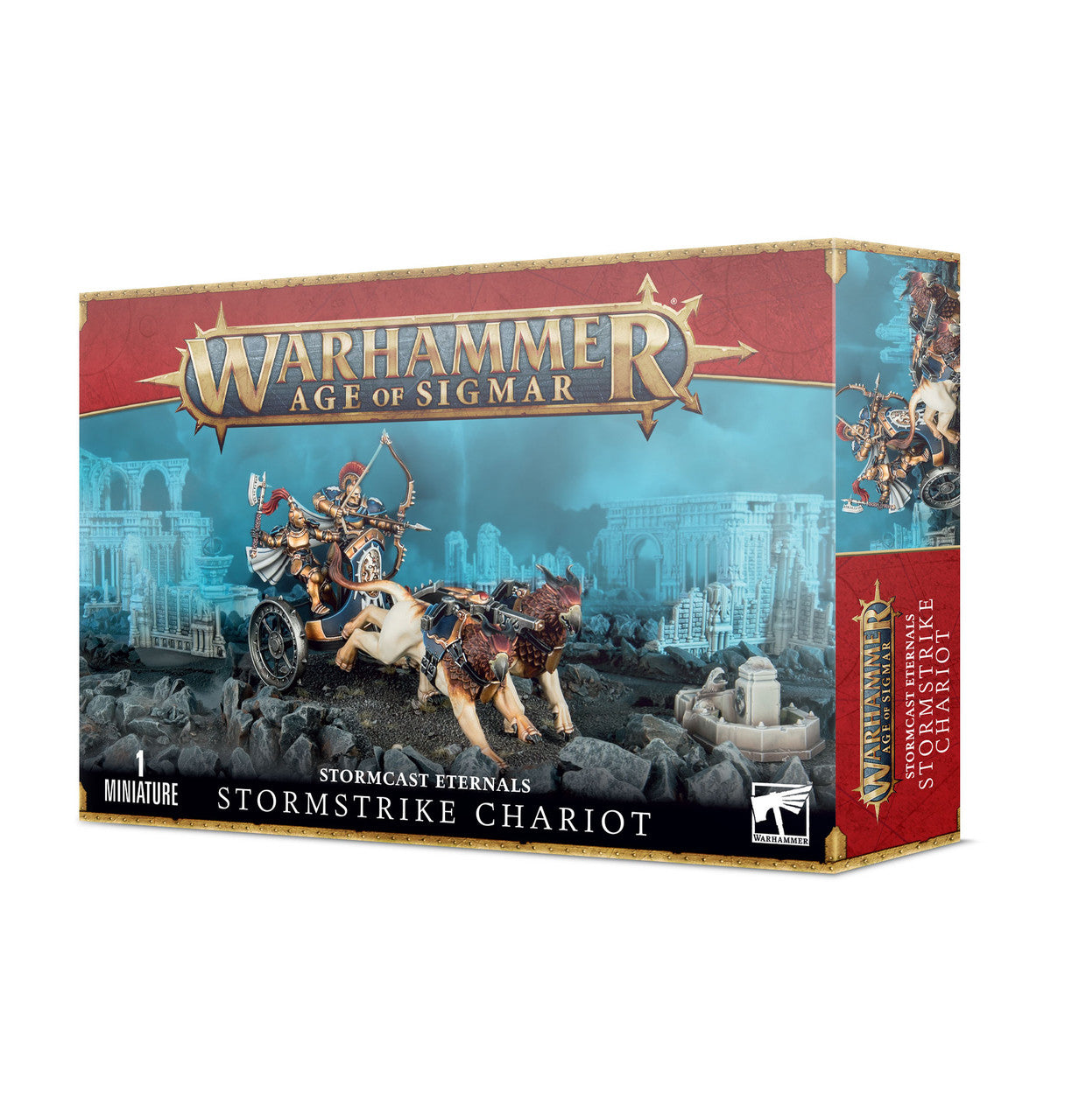 Games Workshop Warhammer Age of Sigmar Stormcast Eternals Stormstrike Chariot 96-48